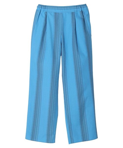 Green Parks(グリーンパークス)の「マルチストライプタックパンツ(その他パンツ・レディース・ブルー/ピンク・FREE)」の19枚目の写真