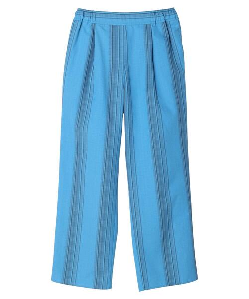 Green Parks(グリーンパークス)の「マルチストライプタックパンツ(その他パンツ・レディース・ブルー/ピンク・FREE)」の20枚目の写真