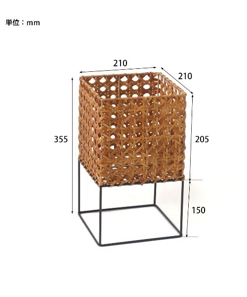 TIMELESS COMFORT（タイムレスコンフォート）の「UTILE(ユティル)オクタ ポットスタンド L（収納グッズ・レディース・ブラウン・ONE SIZE）」の12枚目の写真