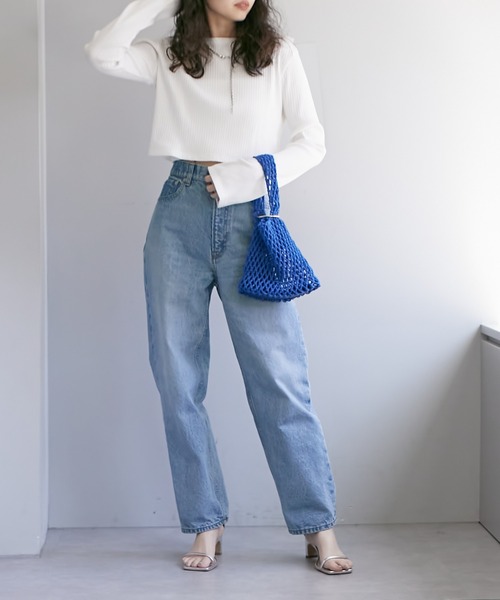 mystic（ミスティック）の「メッシュミニBAG（ハンドバッグ・レディース・ブルー/グリーン・ONE SIZE）」の4枚目の写真