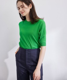 ROPE' | クルーネック5分袖ニット/シリーズ(Tシャツ/カットソー)