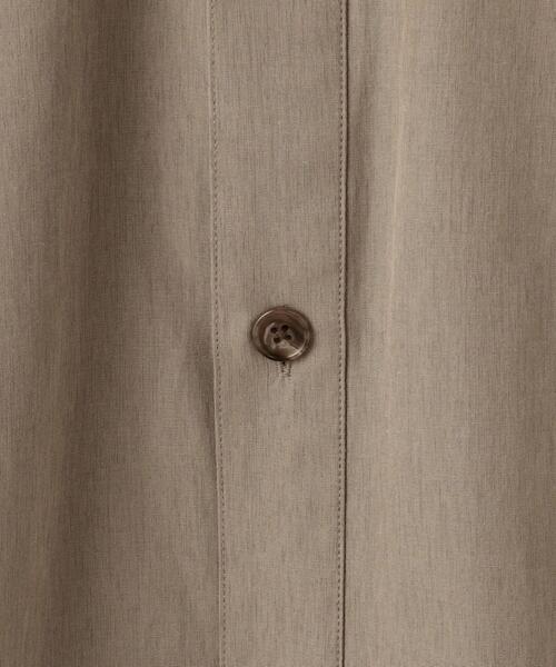 green label relaxing（グリーンレーベルリラクシング）の「ソアトリュフ シャツブルゾン（シャツ/ブラウス・メンズ・ライトブルー/ブラウン/ネイビー・S/M/L/XL）」の22枚目の写真