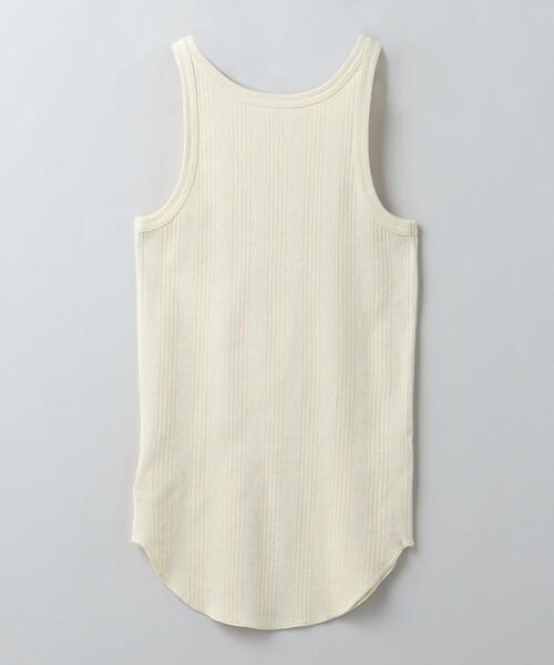 6（ロク）の「＜6(ROKU)＞TEREKO TANK TOP/タンクトップ（タンクトップ・レディース・ピンク/クリーム/ブラック・FREE）」の4枚目の写真