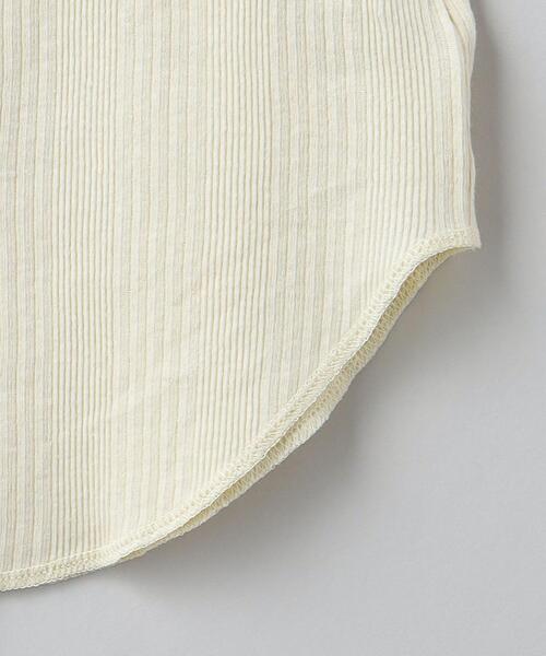 6（ロク）の「＜6(ROKU)＞TEREKO TANK TOP/タンクトップ（タンクトップ・レディース・ピンク/クリーム/ブラック・FREE）」の6枚目の写真