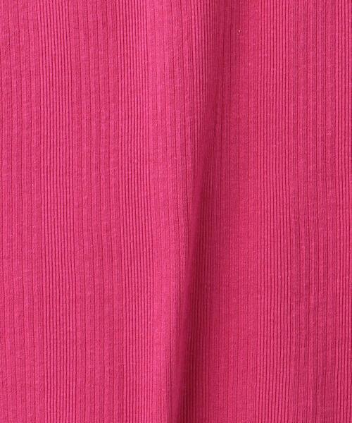 6（ロク）の「＜6(ROKU)＞TEREKO TANK TOP/タンクトップ（タンクトップ・レディース・ピンク/クリーム/ブラック・FREE）」の16枚目の写真