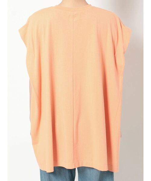 Ungrid（アングリッド）の「オーガビッツコットンルーズノースリトップス（タンクトップ・レディース・オフホワイト/チャコールグレー/オレンジ・FREE）」の18枚目の写真