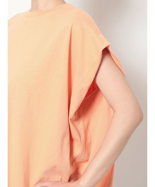 Ungrid（アングリッド）の「オーガビッツコットンルーズノースリトップス（タンクトップ・レディース・オフホワイト/チャコールグレー/オレンジ・FREE）」の22枚目の写真