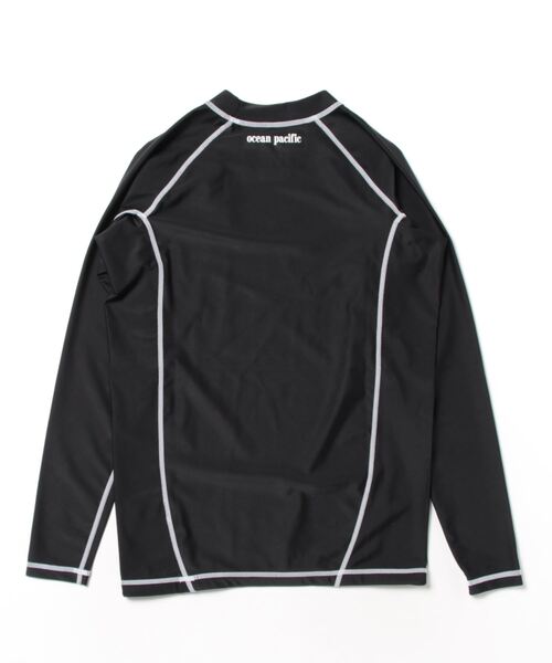 Ocean Pacific（オーシャンパシフィック）の「Ocean Pacific/オーシャンパシフィック スポーツウェア 水着 水陸両用 UVカット ラッシュガード 長袖 シャツ（ラッシュガード・メンズ・ネイビー/ホワイト/ブラック/グリーン・XL/M/L）」の5枚目の写真