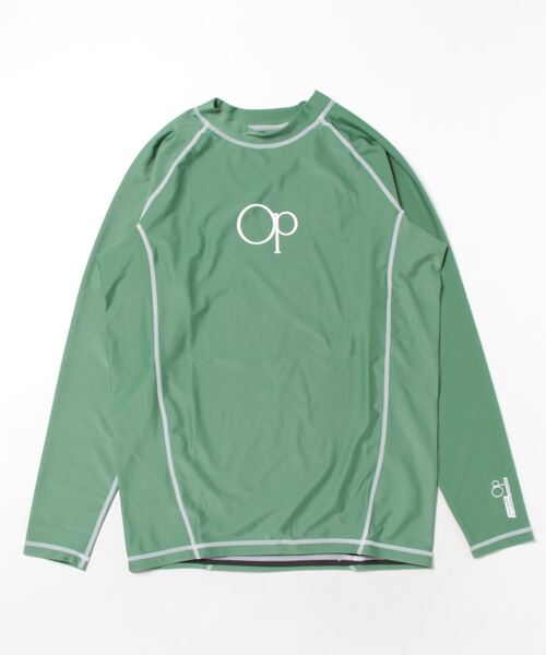 Ocean Pacific（オーシャンパシフィック）の「Ocean Pacific/オーシャンパシフィック スポーツウェア 水着 水陸両用 UVカット ラッシュガード 長袖 シャツ（ラッシュガード・メンズ・ネイビー/ホワイト/ブラック/グリーン・XL/M/L）」の11枚目の写真