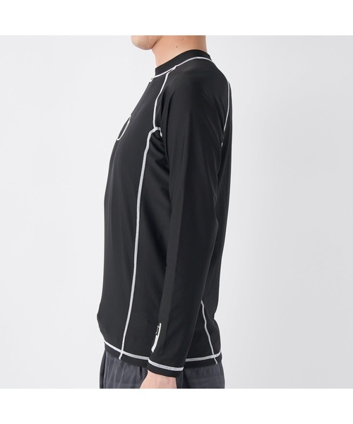 Ocean Pacific（オーシャンパシフィック）の「Ocean Pacific/オーシャンパシフィック スポーツウェア 水着 水陸両用 UVカット ラッシュガード 長袖 シャツ（ラッシュガード・メンズ・ネイビー/ホワイト/ブラック/グリーン・XL/M/L）」の13枚目の写真