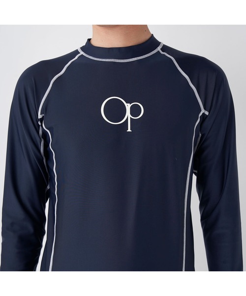 Ocean Pacific（オーシャンパシフィック）の「Ocean Pacific/オーシャンパシフィック スポーツウェア 水着 水陸両用 UVカット ラッシュガード 長袖 シャツ（ラッシュガード・メンズ・ネイビー/ホワイト/ブラック/グリーン・XL/M/L）」の21枚目の写真