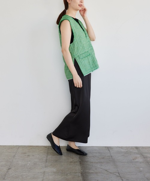 LEPSIM（レプシィム）の「【FOR I SERIES】ハイウエストサテンスカート　192133（スカート・レディース・ブラック/イエロー/ブルー・MEDIUM/SMALL）」の17枚目の写真