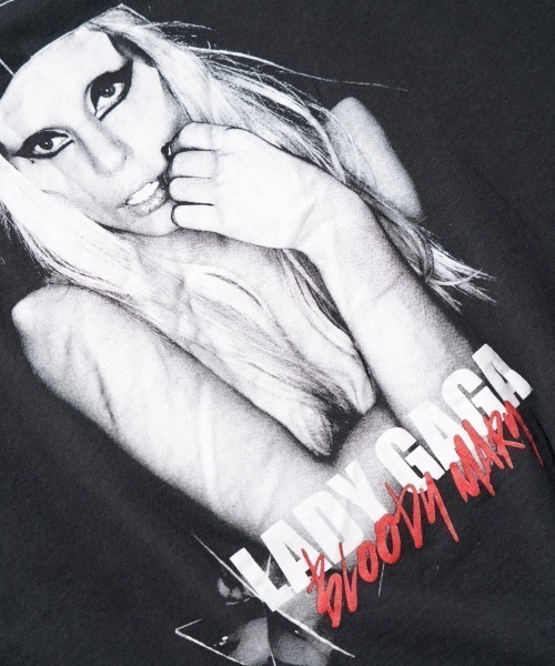 THRIFTY LOOK(スリフティールック)の「THRIFTY LOOK/スリフティールック THRIFTY'LADY GAGA'TEE(Tシャツ/カットソー・メンズ・ブラック/ブラック系1/ブラック系2・LARGE/X-LARGE/MEDIUM)」の9枚目の写真