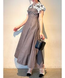 dazzlin | シャツケープレイヤードワンピース(ワンピース)