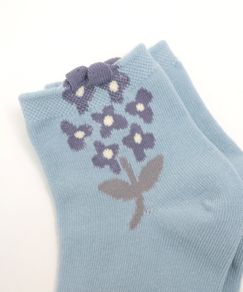 stample(スタンプル)の「ポップアップフラワー ショートソックス 3足セット(ソックス/靴下・キッズ・A・S/M/L)」の3枚目の写真