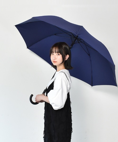 Waterfront（ウォーターフロント）の「ソフトジャンプスライドラージ 70（長傘・メンズ・ネイビー/グレー/ブラック・FREE）」の17枚目の写真