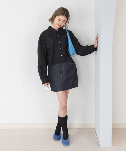 Spick＆Span スピックアンドスパン ミニスカート ツイード ユー バイ スピック＆スパン（U by SPICK&SPAN）/ドットプリント