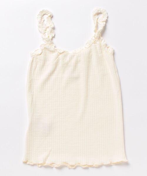 jumelle（ジュメロ）の「ロゴキャミソール（キャミソール・レディース・ベージュ/ピンク・FREE）」の3枚目の写真