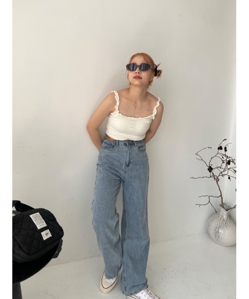 jumelle（ジュメロ）の「ロゴキャミソール（キャミソール・レディース・ベージュ/ピンク・FREE）」の17枚目の写真