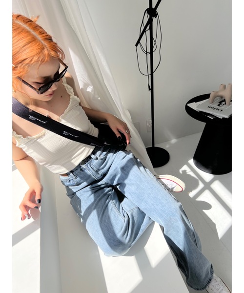 jumelle（ジュメロ）の「ロゴキャミソール（キャミソール・レディース・ベージュ/ピンク・FREE）」の18枚目の写真