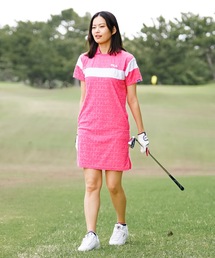 【FILA GOLF:フィラゴルフ】レディースジャガードパイルワンピース ゴルフ
