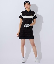 【FILA GOLF:フィラゴルフ】レディースジャガードパイルワンピース　ゴルフ