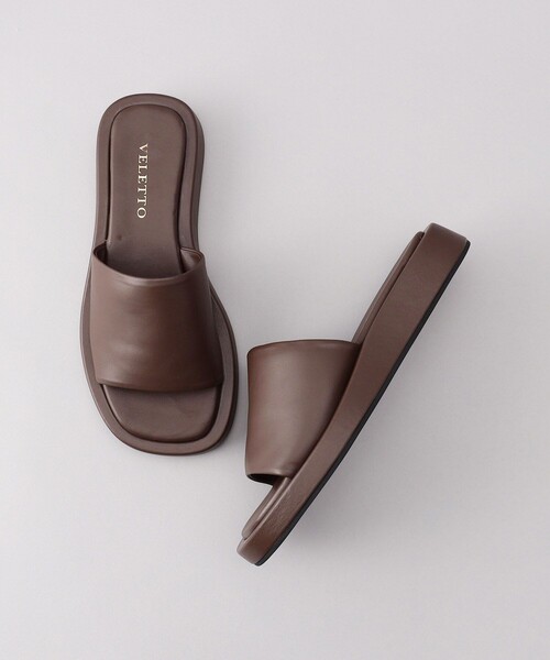 FREAK'S STORE（フリークスストア）の「VELETTO/ベレット スライドサンダル（サンダル・レディース・ブラウン/ブラック・37/38/36）」の3枚目の写真