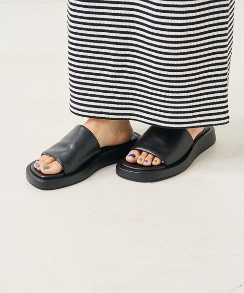 FREAK'S STORE（フリークスストア）の「VELETTO/ベレット スライドサンダル（サンダル・レディース・ブラウン/ブラック・37/38/36）」の8枚目の写真