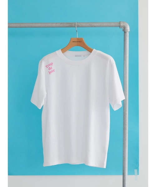 AMERICAN HOLIC(アメリカンホリック)の「カラフルプリントロゴカットプルオーバー(Tシャツ/カットソー・レディース・オレンジ/グリーン/ピンク/レッド・M/L)」の3枚目の写真