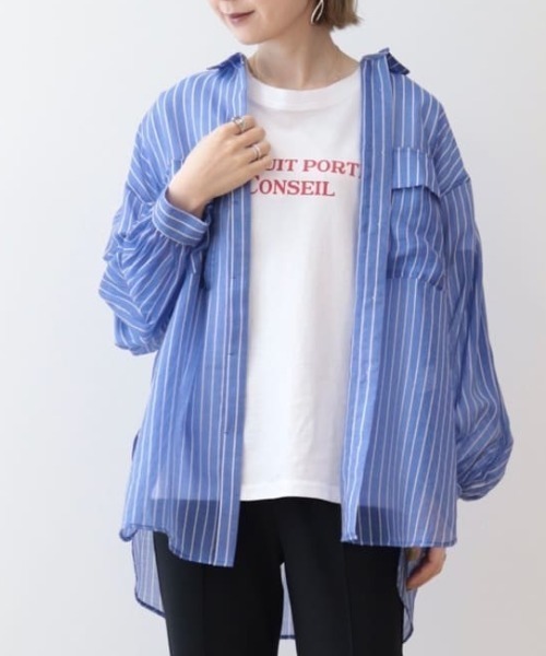 AMERICAN HOLIC(アメリカンホリック)の「カラフルプリントロゴカットプルオーバー(Tシャツ/カットソー・レディース・オレンジ/グリーン/ピンク/レッド・M/L)」の9枚目の写真