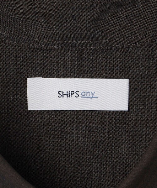 SHIPS any(シップス エニィ)の「SHIPS any: 〈手洗い可能〉ドライタッチ リラックス レギュラーカラー 半袖シャツ◇(シャツ/ブラウス・メンズ・ネイビー/ブラウン/グレー・SMALL/MEDIUM/LARGE/X-LARGE)」の12枚目の写真