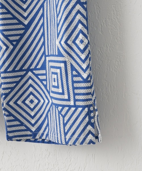 CIAOPANIC TYPY（チャオパニックティピー）の「【KIDS】バティック柄ワイドストレートパンツ（その他パンツ・キッズ・ブルー/イエロー・S/M/L/XL/XXL）」の4枚目の写真