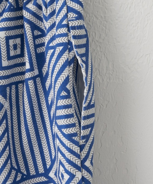 CIAOPANIC TYPY（チャオパニックティピー）の「【KIDS】バティック柄ワイドストレートパンツ（その他パンツ・キッズ・ブルー/イエロー・S/M/L/XL/XXL）」の3枚目の写真