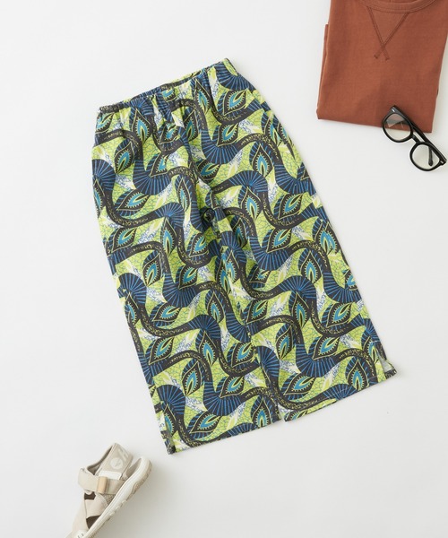 CIAOPANIC TYPY（チャオパニックティピー）の「【KIDS】バティック柄ワイドストレートパンツ（その他パンツ・キッズ・ブルー/イエロー・S/M/L/XL/XXL）」の15枚目の写真