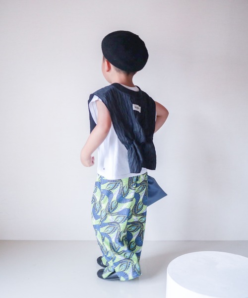 CIAOPANIC TYPY（チャオパニックティピー）の「【KIDS】バティック柄ワイドストレートパンツ（その他パンツ・キッズ・ブルー/イエロー・S/M/L/XL/XXL）」の13枚目の写真