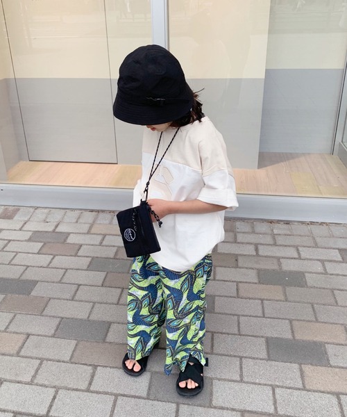 CIAOPANIC TYPY（チャオパニックティピー）の「【KIDS】バティック柄ワイドストレートパンツ（その他パンツ・キッズ・ブルー/イエロー・S/M/L/XL/XXL）」の20枚目の写真