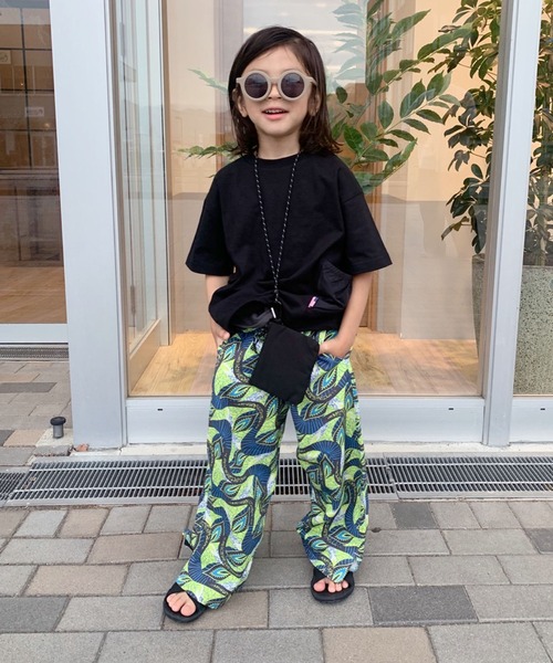 CIAOPANIC TYPY（チャオパニックティピー）の「【KIDS】バティック柄ワイドストレートパンツ（その他パンツ・キッズ・ブルー/イエロー・S/M/L/XL/XXL）」の21枚目の写真
