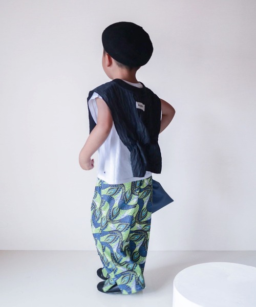 CIAOPANIC TYPY（チャオパニックティピー）の「【KIDS】バティック柄ワイドストレートパンツ（その他パンツ・キッズ・ブルー/イエロー・S/M/L/XL/XXL）」の17枚目の写真