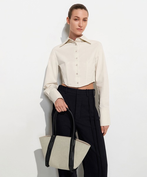 CHARLES & KEITH(チャールズ & キース)の「Machina マチナ トートバッグ(トートバッグ・レディース・ブラック/マルチ・L)」の13枚目の写真
