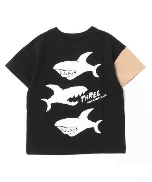 HAKKA KIDS（ハッカキッズ）の「アニマルプリントTシャツ（Tシャツ/カットソー・キッズ・グリーン/イエロー/ブルー/ベージュ/グレー/ブラック・110cm/120cm/130cm）」の8枚目の写真