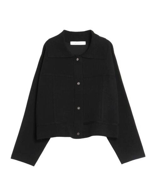 LAGUNAMOON(ラグナムーン)の「ジャケットデザインニットカーディガン(カーディガン/ボレロ・レディース・ブラック/モカ・FREE)」の3枚目の写真