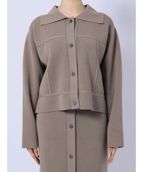 LAGUNAMOON(ラグナムーン)の「ジャケットデザインニットカーディガン(カーディガン/ボレロ・レディース・ブラック/モカ・FREE)」の14枚目の写真