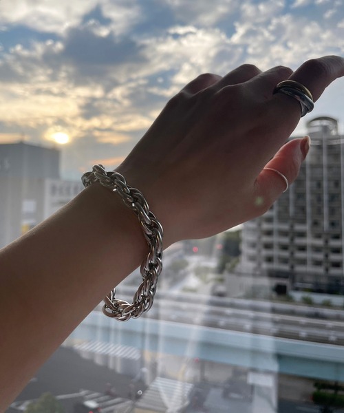 kutir（クティール）の「デザインチェーンブレスレット（ブレスレット・レディース・シルバー・FREE）」の7枚目の写真