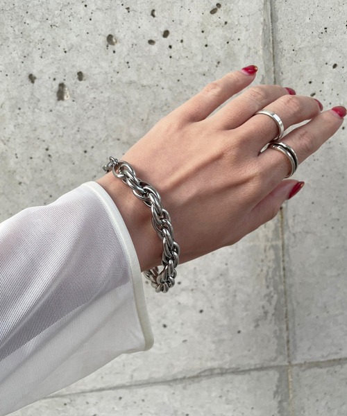 kutir（クティール）の「デザインチェーンブレスレット（ブレスレット・レディース・シルバー・FREE）」の8枚目の写真