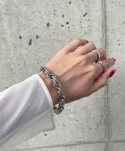 kutir（クティール）の「デザインチェーンブレスレット（ブレスレット・レディース・シルバー・FREE）」の9枚目の写真