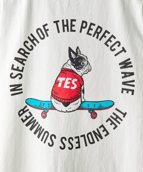 The Endless Summer（エンドレスサマー）の「[The Endless Summer/エンドレスサマー] 別注 サークルBUHI バックプリントTシャツ（Tシャツ/カットソー・レディース・ピンク/ブラック/ホワイト/ベージュ・XL/M/S/L）」の8枚目の写真