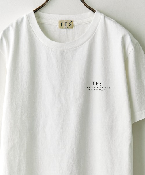 The Endless Summer（エンドレスサマー）の「[The Endless Summer/エンドレスサマー] 別注 サークルBUHI バックプリントTシャツ（Tシャツ/カットソー・レディース・ピンク/ブラック/ホワイト/ベージュ・XL/M/S/L）」の9枚目の写真