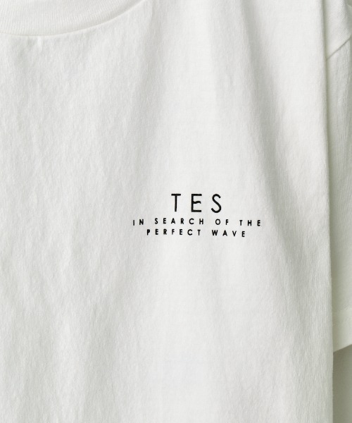 The Endless Summer（エンドレスサマー）の「[The Endless Summer/エンドレスサマー] 別注 サークルBUHI バックプリントTシャツ（Tシャツ/カットソー・レディース・ピンク/ブラック/ホワイト/ベージュ・XL/M/S/L）」の6枚目の写真
