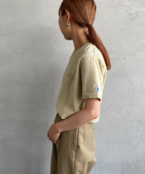 The Endless Summer（エンドレスサマー）の「[The Endless Summer/エンドレスサマー] 別注 サークルBUHI バックプリントTシャツ（Tシャツ/カットソー・レディース・ピンク/ブラック/ホワイト/ベージュ・XL/M/S/L）」の12枚目の写真