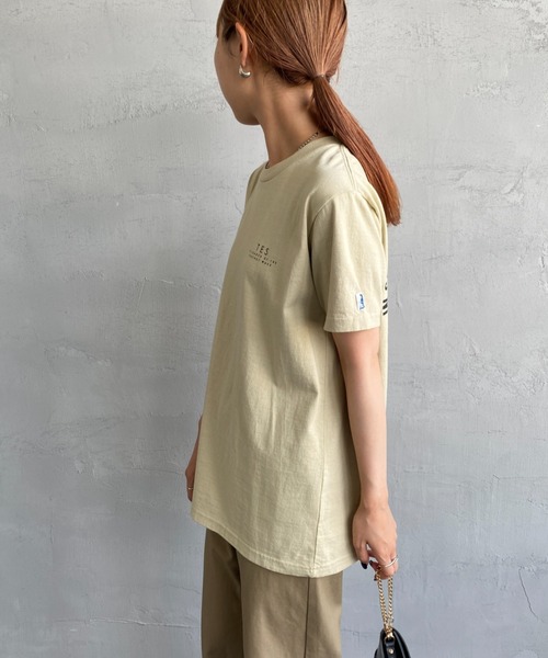 The Endless Summer（エンドレスサマー）の「[The Endless Summer/エンドレスサマー] 別注 サークルBUHI バックプリントTシャツ（Tシャツ/カットソー・レディース・ピンク/ブラック/ホワイト/ベージュ・XL/M/S/L）」の18枚目の写真